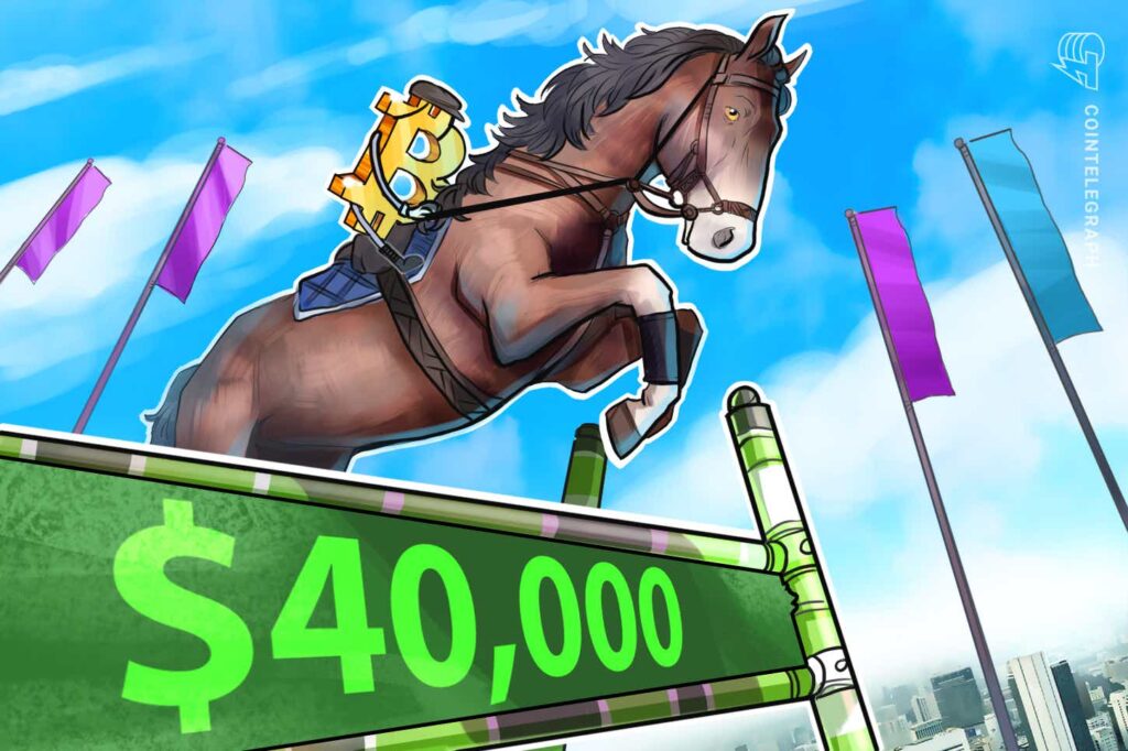 Bitcoin returns to $40K, liquidating over $50M of shorts in hours