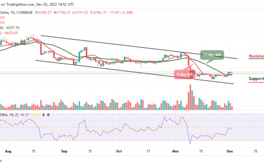 Bitcoin Price Prediction for Today, December 20: BTC/USD Touches $17,000; Bulls May Blow Hot