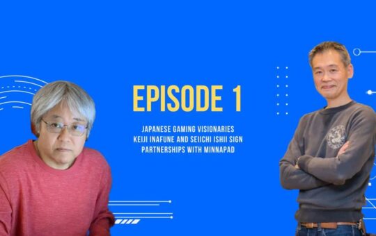 Keiji Inafune and Seiichi Ishii with Minnapad for New Web3 Projects