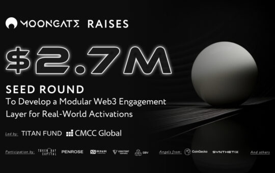 Moongate Raises $2.7M Seed Round to Develop a Modular Web3 Engagement Layer for Real-World Activations