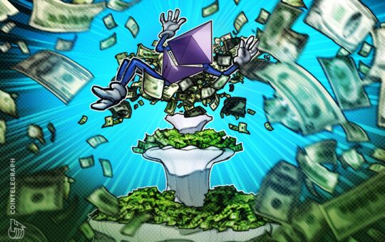 ETH Trader turns $125K into $43M, locks in $7M after market downturn
