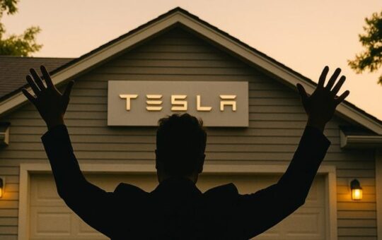 Tesla shares rise 2.4% following Elon Musk's 'Daddy's home' comment