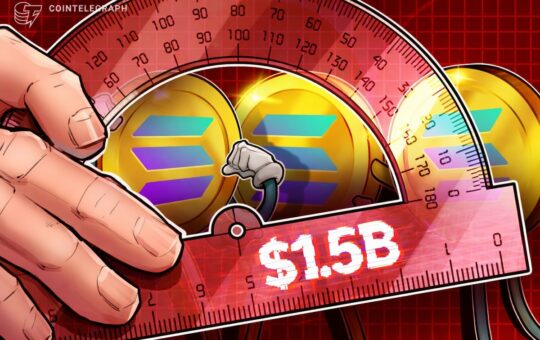 Solana Treasury Firms Face Nearly $1.5B in Unrealized Losses
