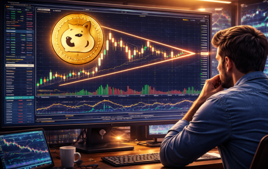 A consolidating DOGE chart